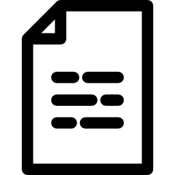 Paper note icon