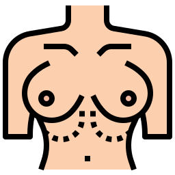 Breast reconstruction icon