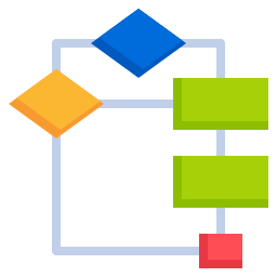 Flow diagram icon