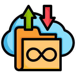 Unlimited storage icon