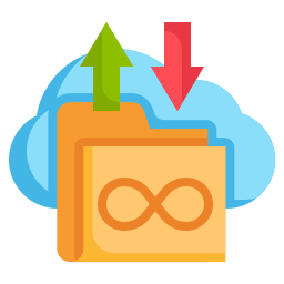 Unlimited storage icon