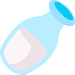 Milk bottle icon