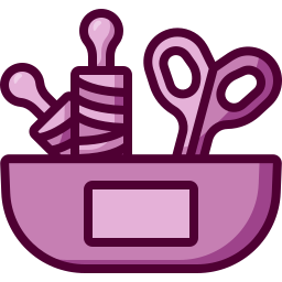 Sewing tools icon