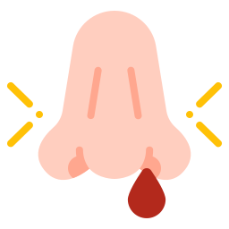 sanguinamento dal naso icona