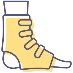 Ankle brace icon