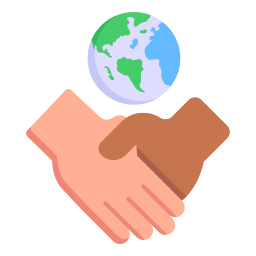 Partnership handshake icon