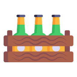 caja de cerveza icono