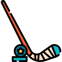 palo de hockey icono