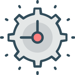 gestión del tiempo icono