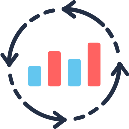 gráfico de barras icono