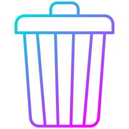 pojemnik na śmieci ikona