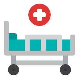 Hospital bed icon