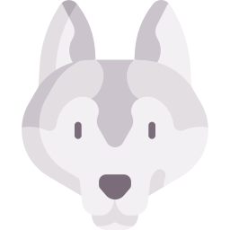 syberyjski husky ikona