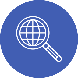 recherche globale Icône