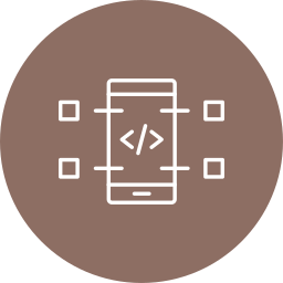 codificación móvil icono