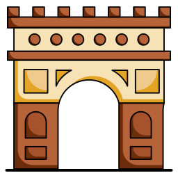 arco del triunfo icono