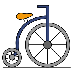 Penny farthing icon