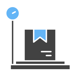 Weight scale icon