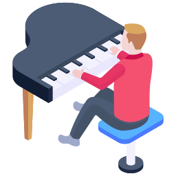 Пианист иконка