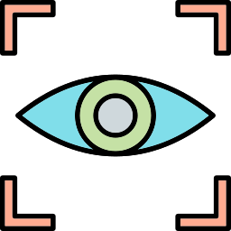 siatkówka oka ikona