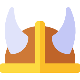 casco vikingo icono