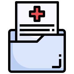 Medical folder icon