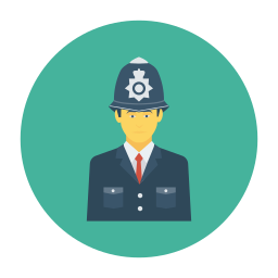 Traffic officer icon