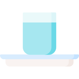 vaso de agua icono