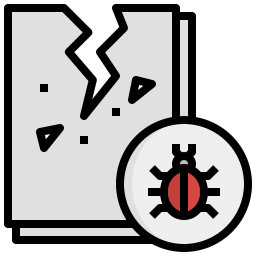 beschädigte datei icon