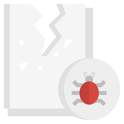 손상된 파일 icon
