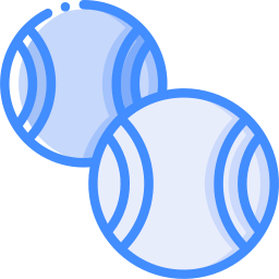 bolas de tênis Ícone