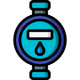 medidor de agua icono