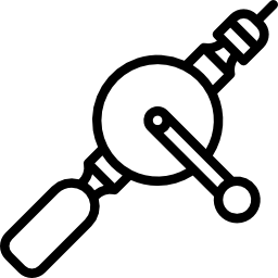 Ручная дрель иконка