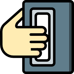 escáner de mano de impresión 3d icono