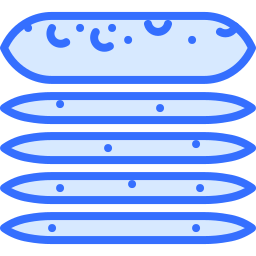 Pita bread icon