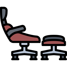 braço de cadeira Ícone