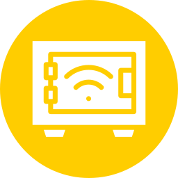 cassetta di sicurezza icona