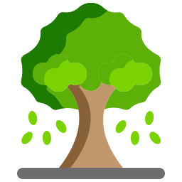 Autumn tree icon