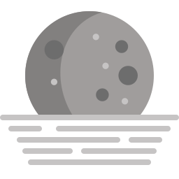 coucher de lune Icône