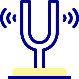 widelec dźwiękowy ikona