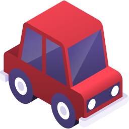 Toy car icon