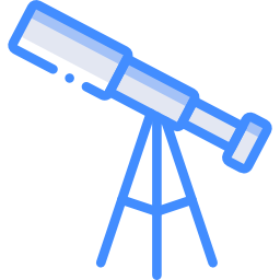 télescope Icône