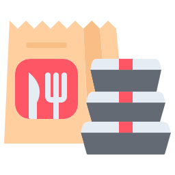 Food delivery icon