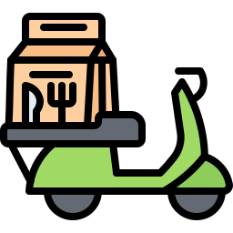 Food delivery icon