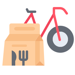 Food delivery icon