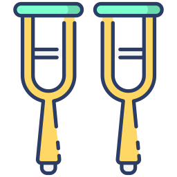 Crutches icon