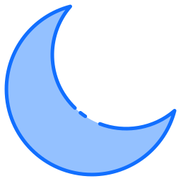 meia-lua Ícone
