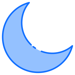 Half moon icon