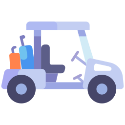 carro de golf icono