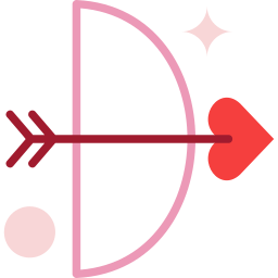 Cupid bow icon